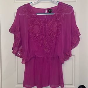 Very J Fuchsia Top